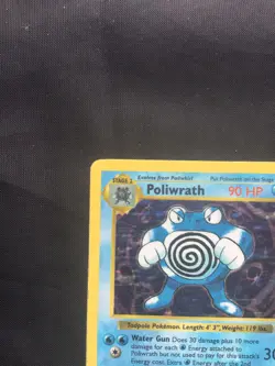 Pokemon Cards: Base Set Shadowless Rare Holo: Poliwrath 13/102 - Image 3