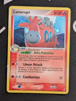 Camerupt - 3/100 - Pokemon Crystal Guardians Holo Card MP - Image 1