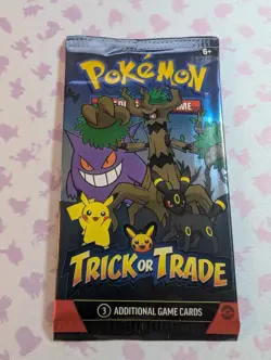 Pokemon TCG Trick or Trade Booster Pack 2024 Halloween 3 Cards Factory Sealed - Image 1