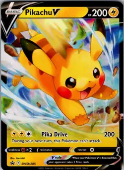 Pikachu V - Promo SWSH: Sword & Shield Promo Cards SWSH285 LP - Image 1