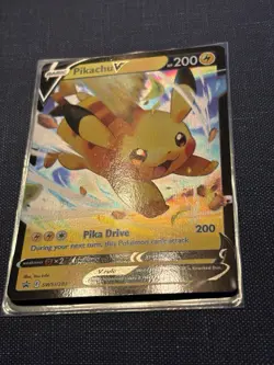 NM Pikachu V SWSH285 SWSH: Sword & Shield Promo Cards Holo - Image 3