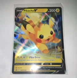THE POKEMON PIKACHU V SWSH285 SWSH PROMO CARDS HOLO PROMO 200HP ENGLISH - Image 1