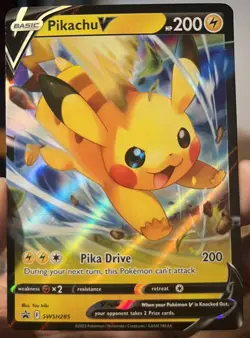 Pikachu V SWSH285 SWSH: Sword & Shield Promo Cards Holo - Image 1