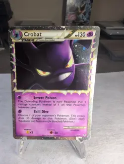 Crobat Prime Unleashed Holo Ultra Rare Card 84/95 - Image 1