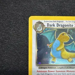 Pokemon TCG Team Rocket Dark Dragonite Holo Card 5/82 Rare Excellent-NM WOTC - Image 2