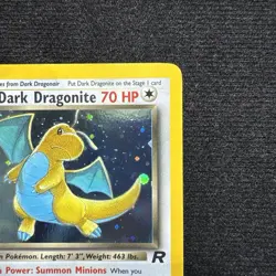 Pokemon TCG Team Rocket Dark Dragonite Holo Card 5/82 Rare Excellent-NM WOTC - Image 3