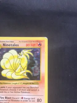 Pokemon Cards: Base Set Shadowless Rare Holo: Ninetales 12/102 - Image 4