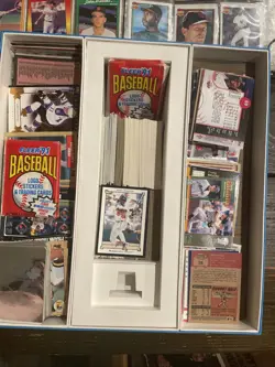Large Vintage Sports Card Bulk Lot - 40 lbs Collection - 2 Full Binders - Image 4