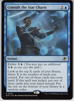 MTG Consult the Star Charts Normal NM Edge of Eternities Magic 51 - Image 1
