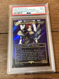 G'raha Tia, Scion Reborn (Borderless) (Surge Foil) Mtg Final Fantasy Psa 9 - Image 1