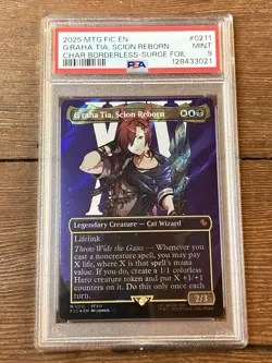 G'raha Tia, Scion Reborn (Borderless) (Surge Foil) Mtg Final Fantasy Psa 9 - Image 2