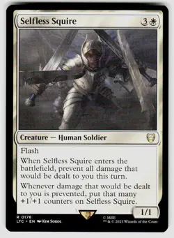 Selfless Squire - 176 - NM - Commander: The Lord of the Rings - Image 1
