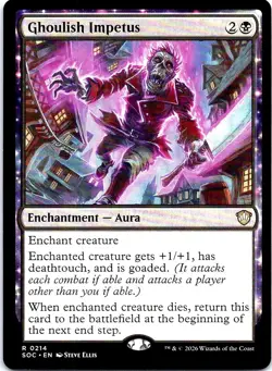 Ghoulish Impetus 214 Commander: Secrets of Strixhaven Magic: The Gathering NM - Image 1