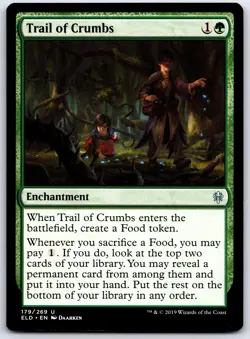 Trail of Crumbs 179 UC Throne of Eldraine Magic: The Gathering NM/M - Image 1