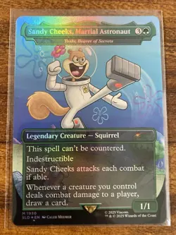 MTG✨SANDY CHEEKS, MARTIAL ASTRONAUT (Toski, Bearer of Secrets)🌈 FOIL✨SLD Mythic - Image 1