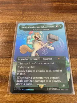 MTG✨SANDY CHEEKS, MARTIAL ASTRONAUT (Toski, Bearer of Secrets)🌈 FOIL✨SLD Mythic - Image 5