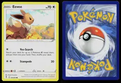 EEVEE 125/203 COMMON EVOLVING SKIES POKEMON NM - Image 3