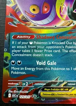Mega Gengar Ex 125/217 - Ascended Heroes - DOUBLE RARE HOLO - 2026 Pokemon TCG - Image 4