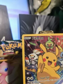 2020 Pokemon TCG Pikachu SWSH020 Sword and Shield Promo Holo Iron Tail HP70 Nm* - Image 3