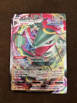 Pokemon TCG: Rayquaza VMAX 102/159 Crown Zenith Ultra Rare - Image 3