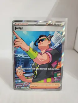 Judge 222/182 Sv10: Destined Rivals Ultra Rare Holo Full Art EN - Image 1