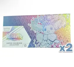Pokemon SV8.5 Prismatic Evolutions Super-Premium Collection (x2) Factory Sealed - Image 1