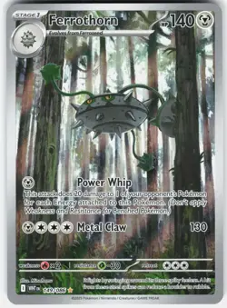 Pokemon Ferrothorn 149/086 Illustration Rare White Flare Pokemon Near Mint - Image 1