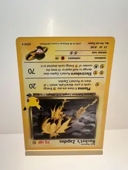 Rocket's Zapdos 15/132 holo Celebrations: Classic Collection Pokemon NM - Image 2