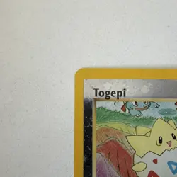 Pokemon Togepi 04/18 Southern Islands Reverse Holo Promo 40 HP English 2001 - Image 2