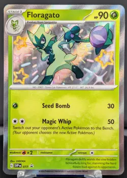 Pokemon Floragato #077 English SVP Black Star Promo Shiny - Image 1