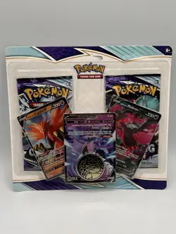 2021 Pokemon Chilling Reign 2-Pack Blister Legendary Birds Promos Error Blister - Image 1