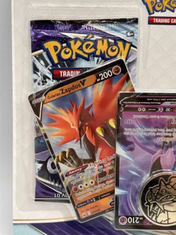 2021 Pokemon Chilling Reign 2-Pack Blister Legendary Birds Promos Error Blister - Image 3