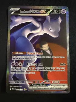 Team Rockets Mewtwo EX 281/217 SIR Ascended Heroes Full Art Holo Pokemon TCG, NM - Image 1