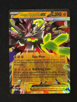 Pokemon Mega Zygarde ex 071 Me: Mega Evolution Black Star Promo Holo (NM) - Image 1