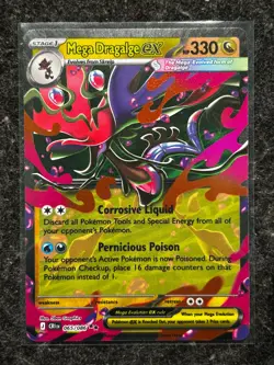Pokemon Mega Dragalge ex Double Rare Chaos Rising 065/086 NM - Image 1