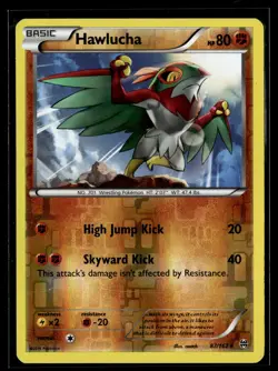 Pokemon TCG XY - BREAKthrough #87/162 Hawlucha REVERSE HOLO - Image 1