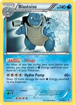 Blastoise - 31/149 (BW Boundaries Crossed, #031/149) Deck Exclusives LP Pokemon - Image 1