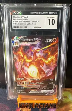 CHARIZARD VMAX SWSH261 POKEMON SWSH ULTRA PREMIUM COLLECTION CGC 💎 Mint 10 - Image 1