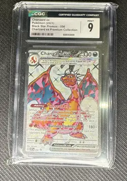 POKEMON 2023 CHARIZARD EX Premium Collection #056 CGC 9 Mint - Image 1