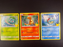 Pokemon Mc Donalds Promo 2021 | 25th Stamp Charmander, Squirtle, Bulbasaur Mint - Image 1