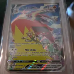 Blaziken Vmax TG15/TG30 Pokemon Sword & Shield Silver Tempest PSA 9 - Image 3