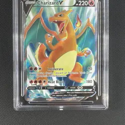 Charizard V Full Art 153/172 Brilliant Stars - Pokemon TCG - Ace 10 - Image 3