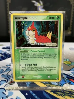 Pokemon Card Ex Legend Maker Wurmple 70/92 2006 Reverse Stamped Holo - Image 1