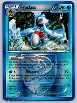 Froslass 23/101 Rare Plasma Blast Pokemon Reverse Holo MP - Image 1