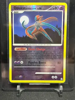Deoxys 24/146 Reverse Holo Rare Pokemon 2008 Legends Awakened - MP/LP - Image 1