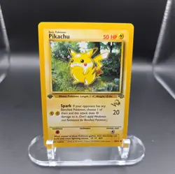 Pokemon TCG Pikachu Wizards of the Coast Stamped Promo Pokemon Promos 60 - Image 1