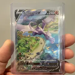 Pokemon Aerodactyl V Alt Art 180/196 Lost Origin NM - Image 1