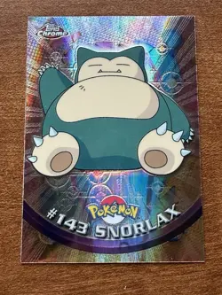 2000 TOPPS CHROME POKEMON SNORLAX SPECTRA #143 T.V. - Image 1