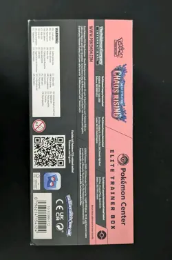 Pokemon Center Exclusive Chaos Rising ETB Opened No Promos No Packs EMPTY BOX - Image 4