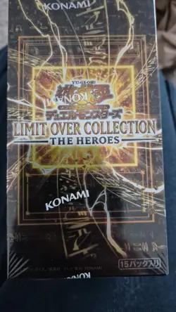 YU-GI-OH japanese Limit Over Collection The Heroes Booster Box Sealed In Hand UK - Image 1